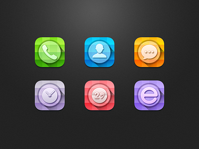 Color Gird 1 android design go icon icons launcher theme ui