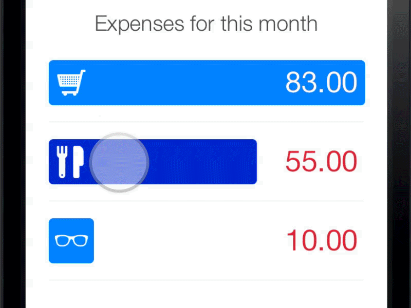 Next 2.0 - Statistics (Animated) animated chart gif graph ios ios7 statistics ui