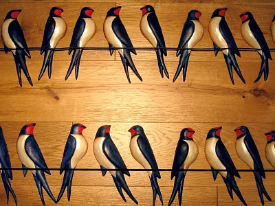 Ceramic Swallows birds ceramics design nature sam coxon sculpture swallow