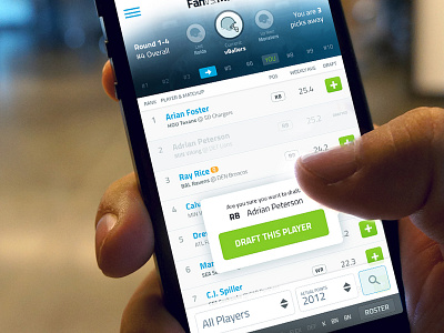 Fantasy Football Weekly Draft app draft fantasy football ios iphone