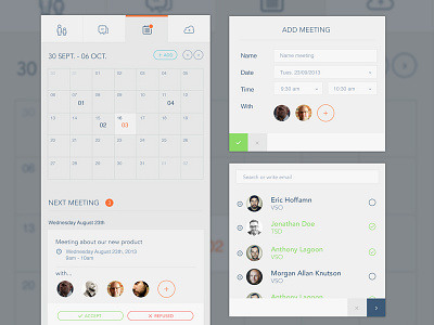 Calendar Modal agency calendar chat icon me meet meeting modal outline ui user ux