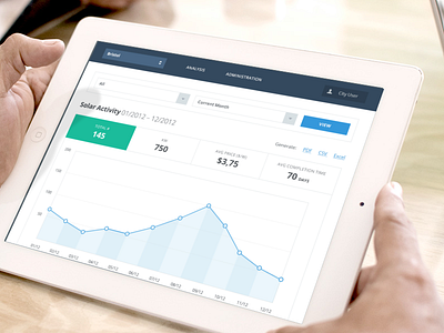 GSB chart diagram graph stats ui