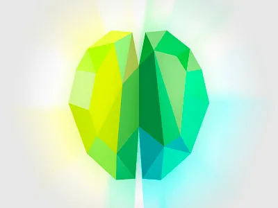 IQ STRUCTURES / logo full colours brain branding identity logo nanotechnology