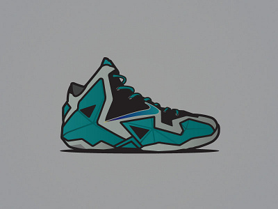 Lebron 11 basketball lebron 11 lebron james nike shoe vector