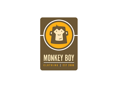 Monkeyboy Clothing Company - V4 brown enclosure gorilla monkey orange tan