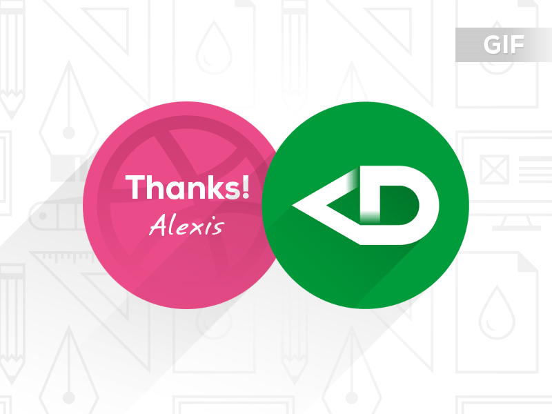 Thanks animation debut first hello logo thanks