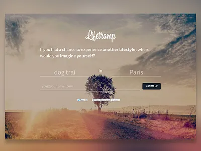 New thing emotional krakow landing photo poland sunset web web design website