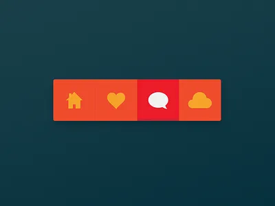 Toolbar design icons navbar navigation toolbar ui