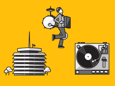 Music Vectors fresh jams icons symbols ui