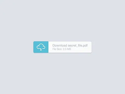 Download Button (Free PSD) button cloud download free freebie psd