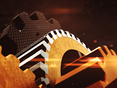 Gears 2 3d c4d cogs gears