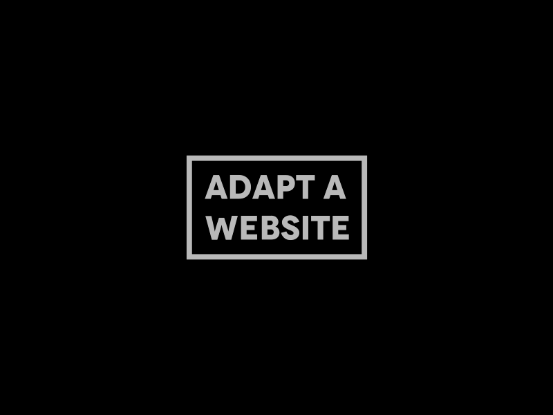 Adapt a website adapt adaptawebsite branding dynamic identity logo minimal responsive simple typography