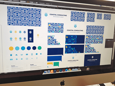 Branding | Creating a System branding color design focus lab icon icons logo mark pattern shapes shield typography