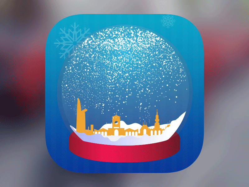 Snow Me 2.0 app flat globe grid guidelines icon ios 7 snow snow globe snow me tropical vietnam