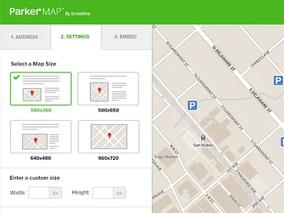 Map Widget map select tab ui widget
