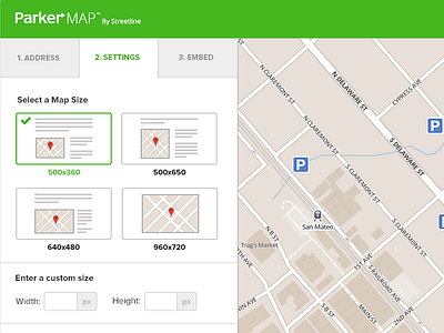 Map Widget map select tab ui widget