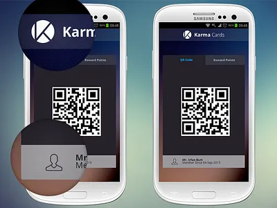 QR Code Screen android app customer app qr code screen