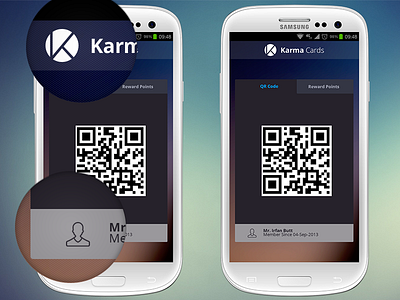 QR Code Screen android app customer app qr code screen