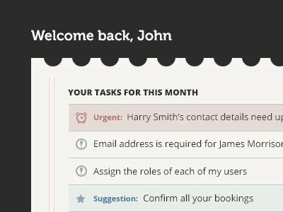 Admin Notes alert event flat ios ipad notes paper suggestion ui urgent ux welcome