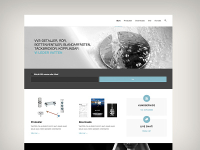 Trio landing page web design