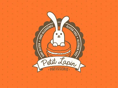 Pâtisserie (Orange Version) lapin macaron macaroon pastryshop pâtisserie rabbit