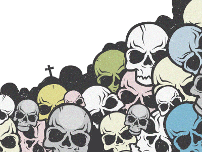 404 404 character comic dead link graveyard illustration skull website