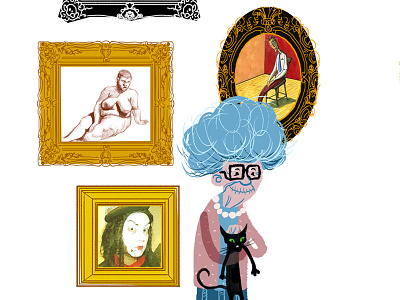 Wip Differentmarkets girl girl wearing sunglasses sunglasses tim paul timpaulillustrations