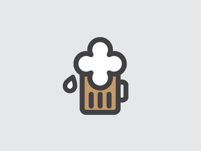 Silly Beer beer foam icon mug