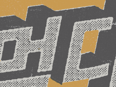 Korean typography experiment! halftone korea retro rough texture type typography vintage