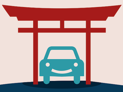 carport.io – park without worry car logo parking road zen