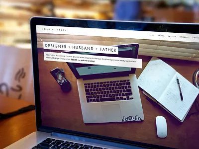 New desk dribbble portfolio redesign squarespace website