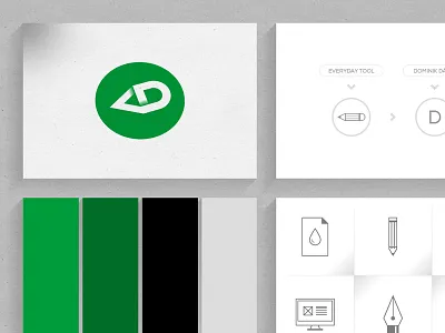 Personal identity brand branding identity logo logotype personal print stationery visual