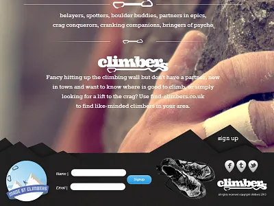 Pop Up Footer footer ux web design