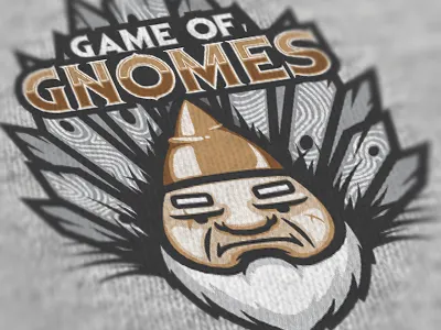 Game of Gnomes Illustration desgin shirt t