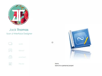 Shot #1259083 icon ios jack thomas logo wanted work