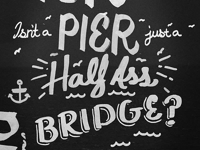 Half Ass beach black california grunge sea type waves