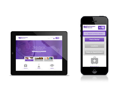 Northwestern Mobile Development chicago digital design interactive design interface design medicine mobile mobile design ui ux