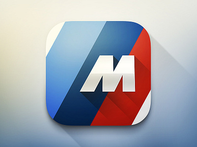 BMW M Power iOS icon app bmw design drawingart icon ios ios7 ipad iphone m power photoshop