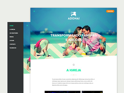 Adonai - WIP church icons landing page website