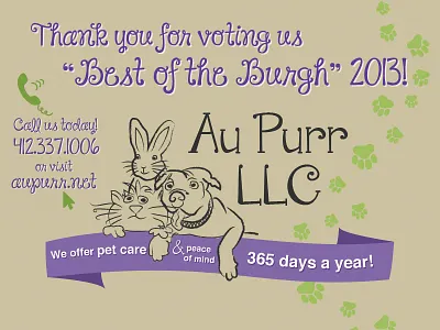 Au Purr Pet Flyer curly pet flyer sketchy