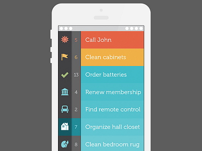 Task App app iphone ui