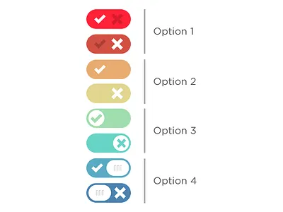 Concepts for Toggle Switches on a Panel button clean nlog off on panel slide switch toggle toggle switch ui