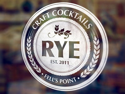 Rye Bar Logo Mockup