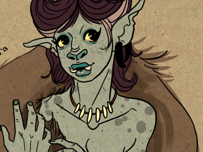 Monster month: Orc orc pinup