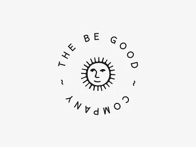 The Be Good Company kids logo sun