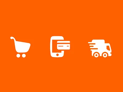 Shopping Icons card cart delivery shopping shopping icons truck