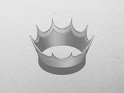 Test crown grey letterpress textures