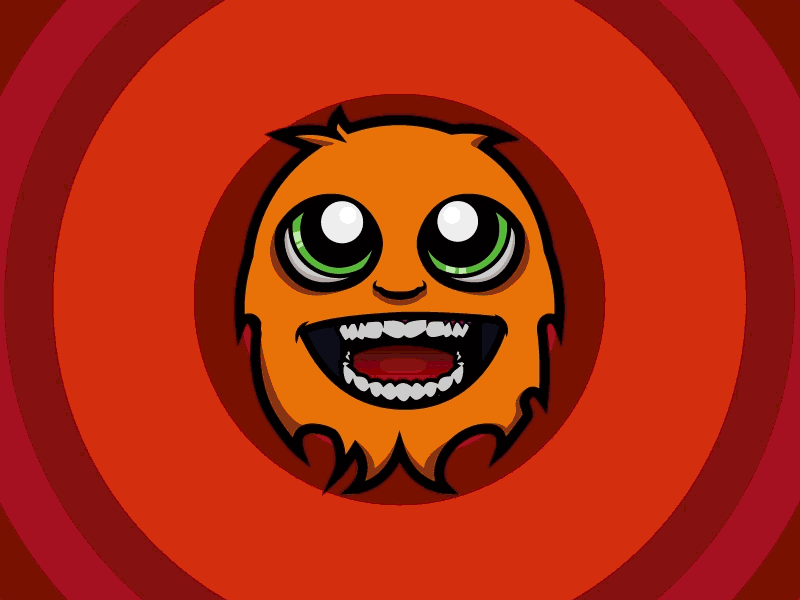 Furball { Gif } animation cartoon colors gif illustration ios7 toon