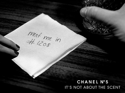 No.05 ad. bw. chanel. scent.