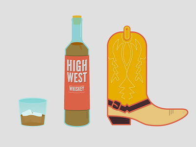 Cowboy boots cowboy whiskey